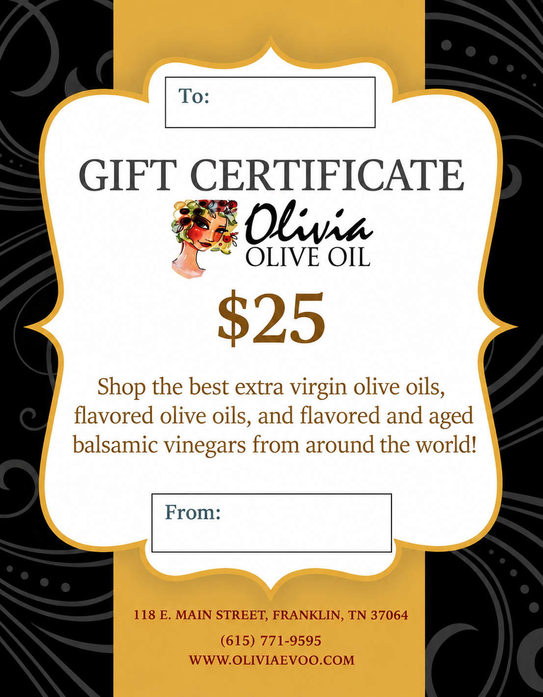 Gift Certificate - $25